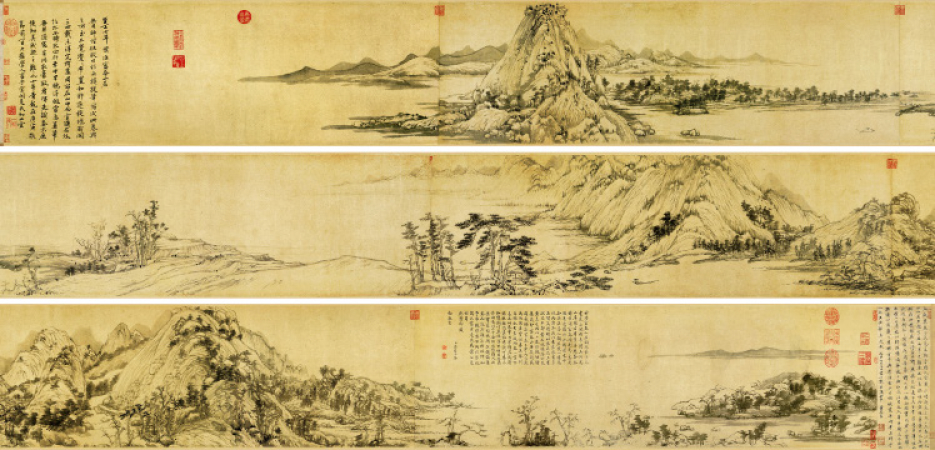 Reclusive culture in Chinese Mountain and Water painting
Huang Gongwang 黄公望 (1269-1358) Dwelling in the Fu Chun Mountains, Fuchunshan ju tu (Master Wuyong Scroll) 《富春山居图-无用师全卷》 